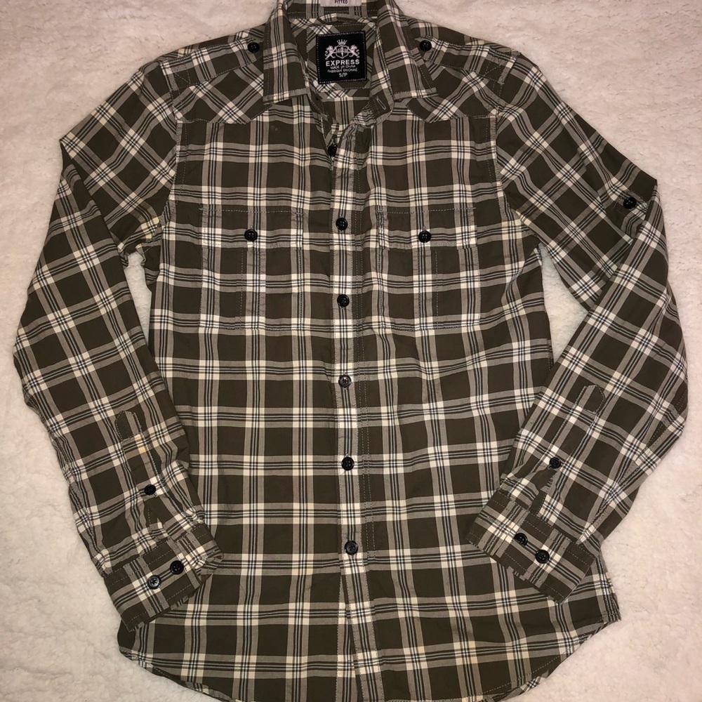 Express long sleeve button down Size Small
